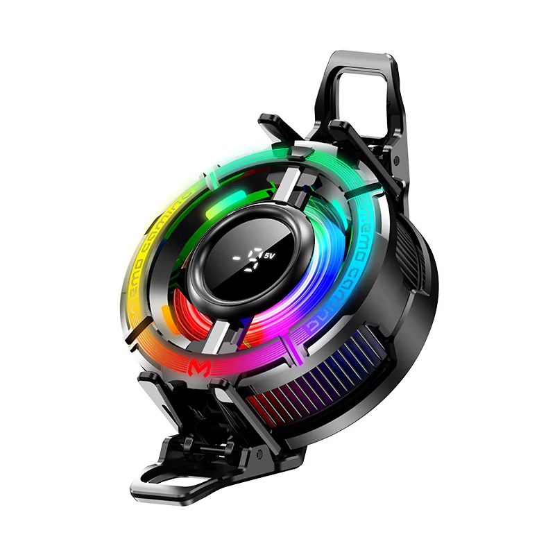 Memo CX15 RGB mobile cooling fan with LED display and magnetic grip

AI smart radiator for mobile gaming with temperature control